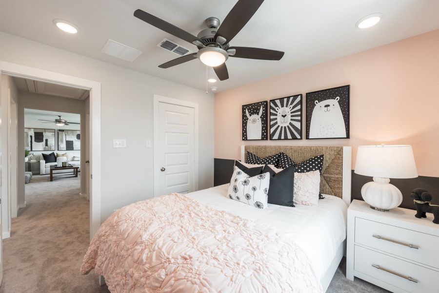 Furnished interior view inside a new home in Mason Woods, Cypress (Image 25).