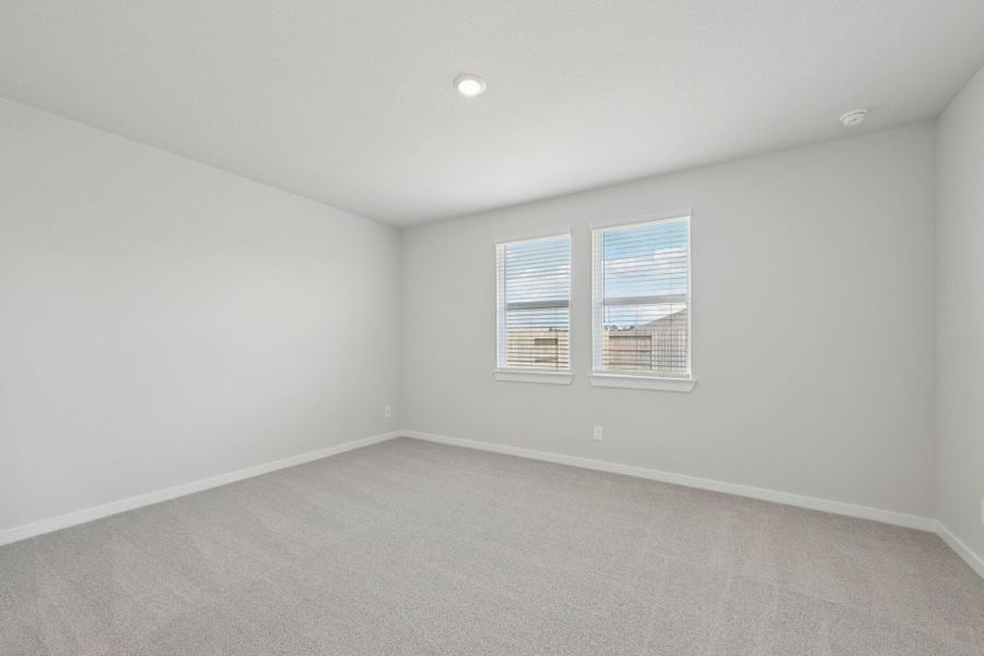 Spacious, unfurnished interior of a new home in Landing Meadows - Traditional Series, New Caney (Image 17).