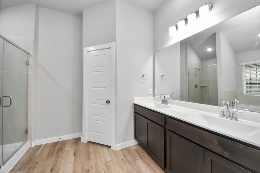 Furnished interior view inside a new home in Marvida, Cypress (Image 10).