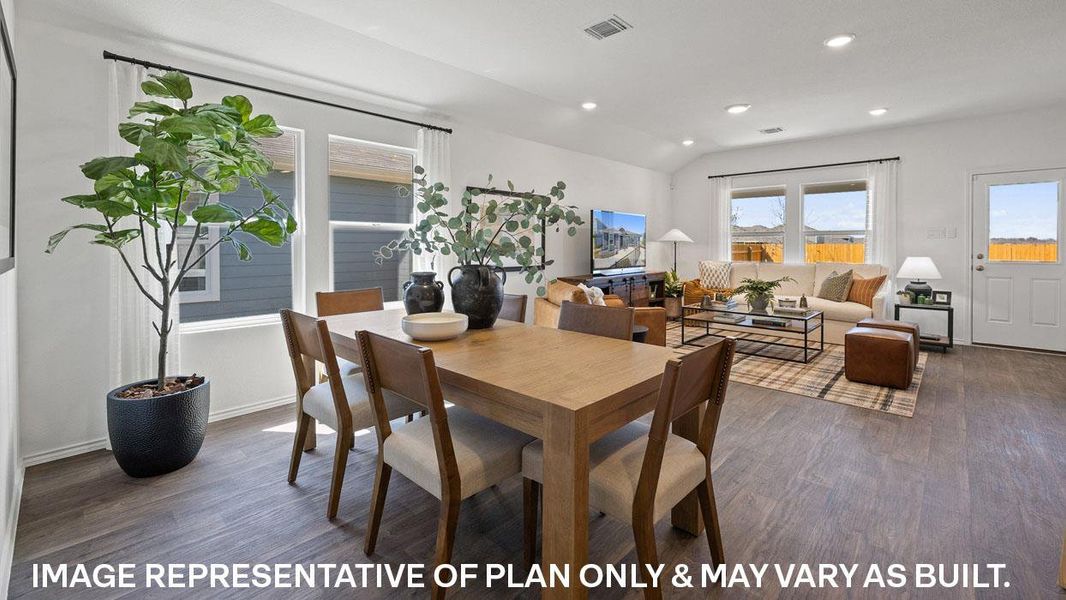 Furnished interior view inside a new home in Prairie Lakes, Buda (Image 17).