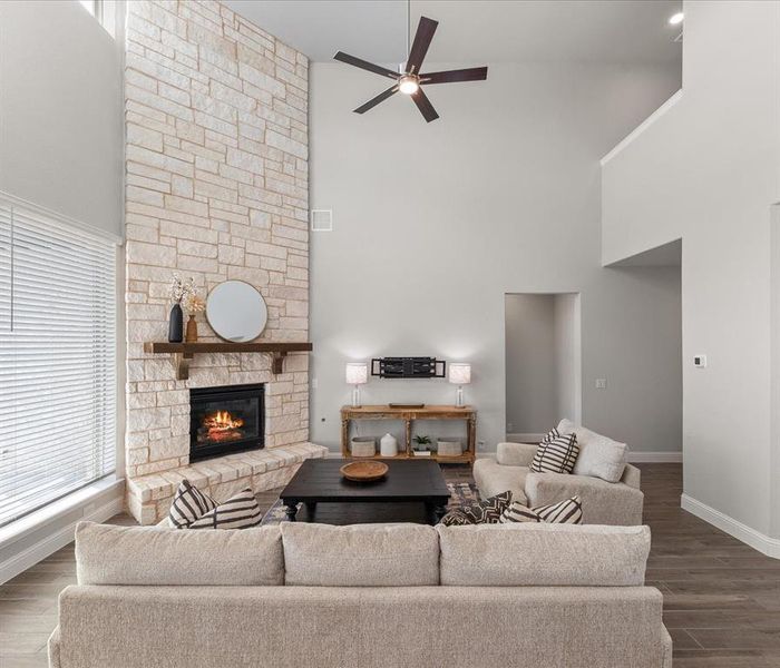 Furnished interior view inside a new home in The Lakes at Parks of Aledo, Aledo (Image 20).
