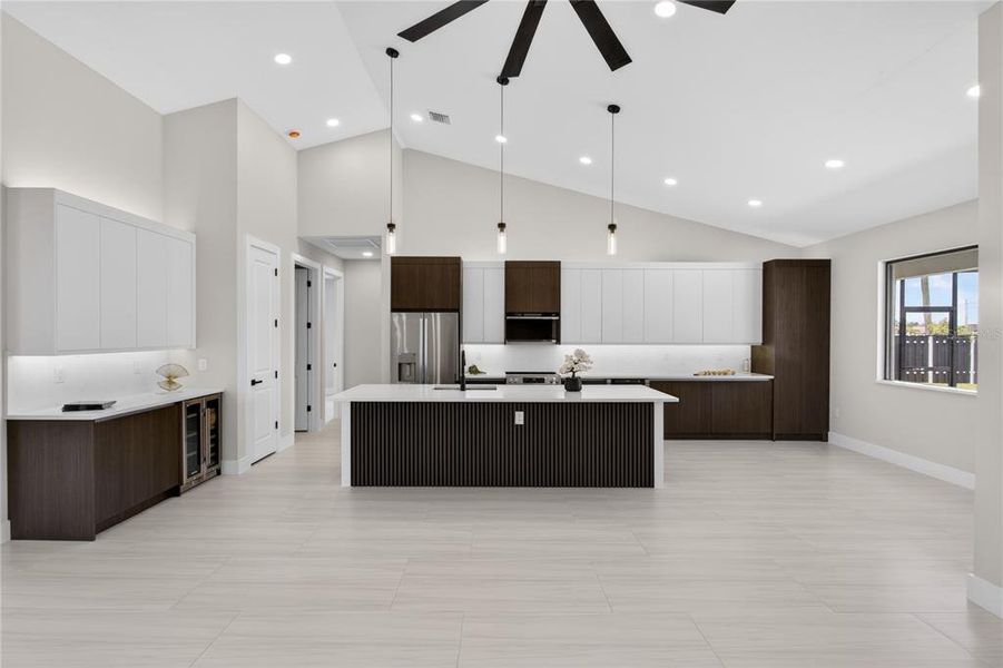 Furnished interior view inside a new home in , Cape Coral (Image 16).