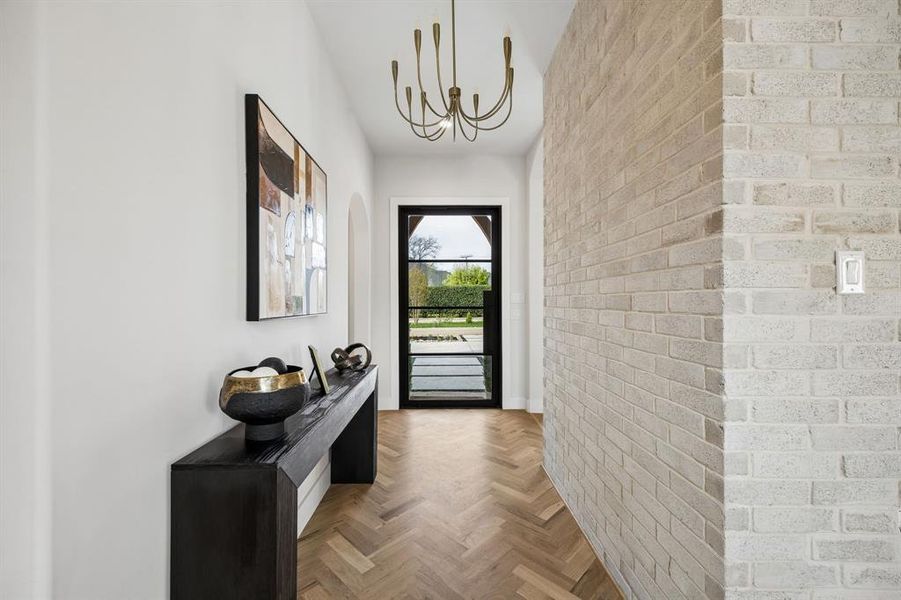 Furnished interior view inside a new home in , Dallas (Image 7).