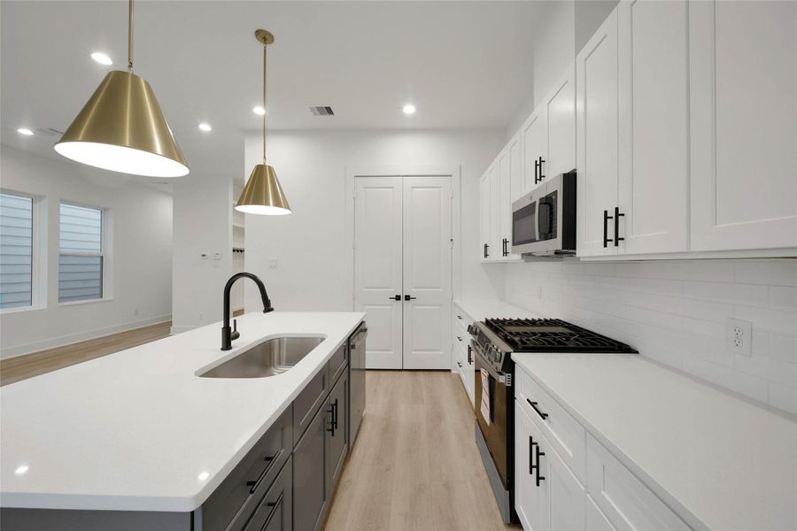 Furnished interior view inside a new home in , Houston (Image 7).