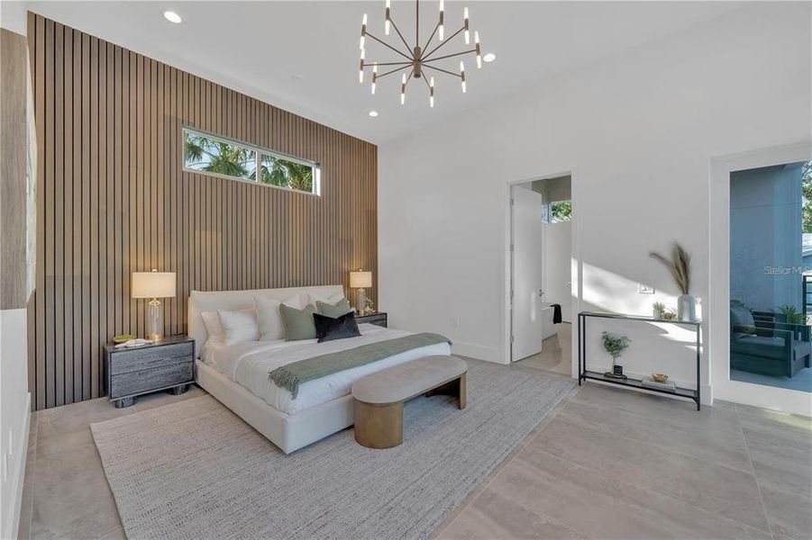 Furnished interior view inside a new home in , Sarasota (Image 61).