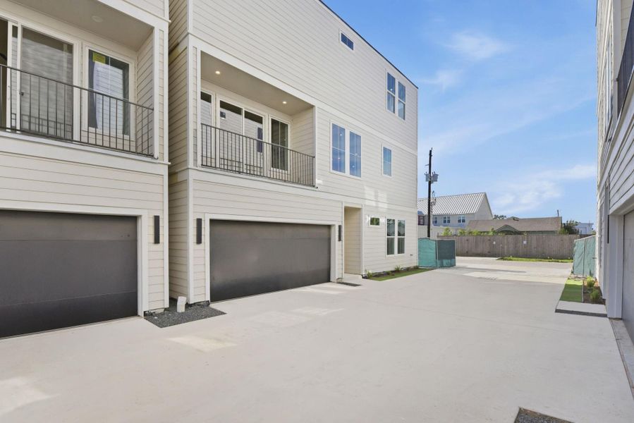 Exterior details and patio area of a home in , Houston (Image 3).
