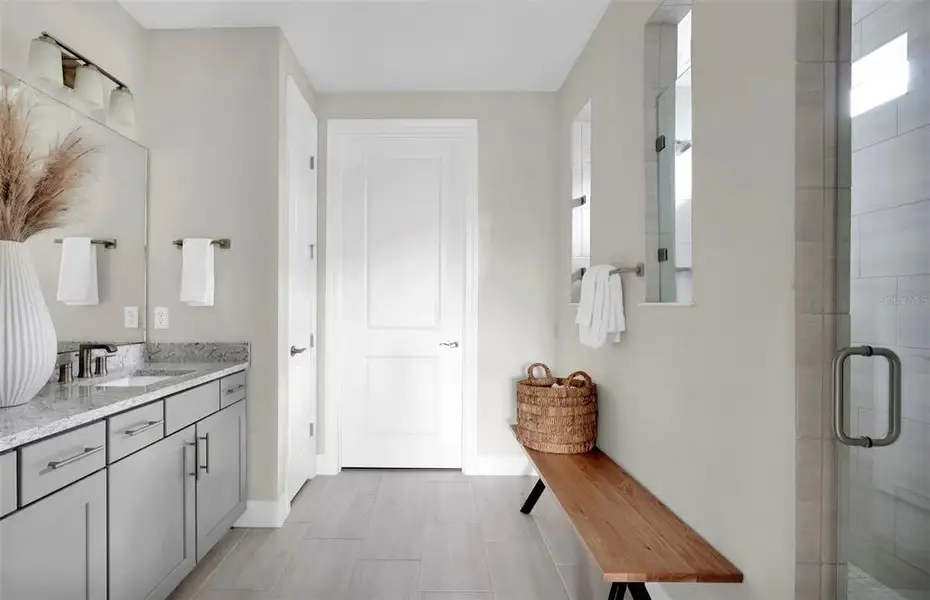 Furnished interior view inside a new home in Del Webb Sunbridge, St. Cloud (Image 8). Furnished interior view inside a new home in Del Webb Sunbridge, St. Cloud (Image 8).