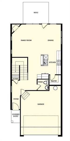 2D floor plan layout of this home in Somerset at Riverbrook, Gainesville, GA (Image 5). 2D floor plan layout of this home in Somerset at Riverbrook, Gainesville, GA (Image 5).