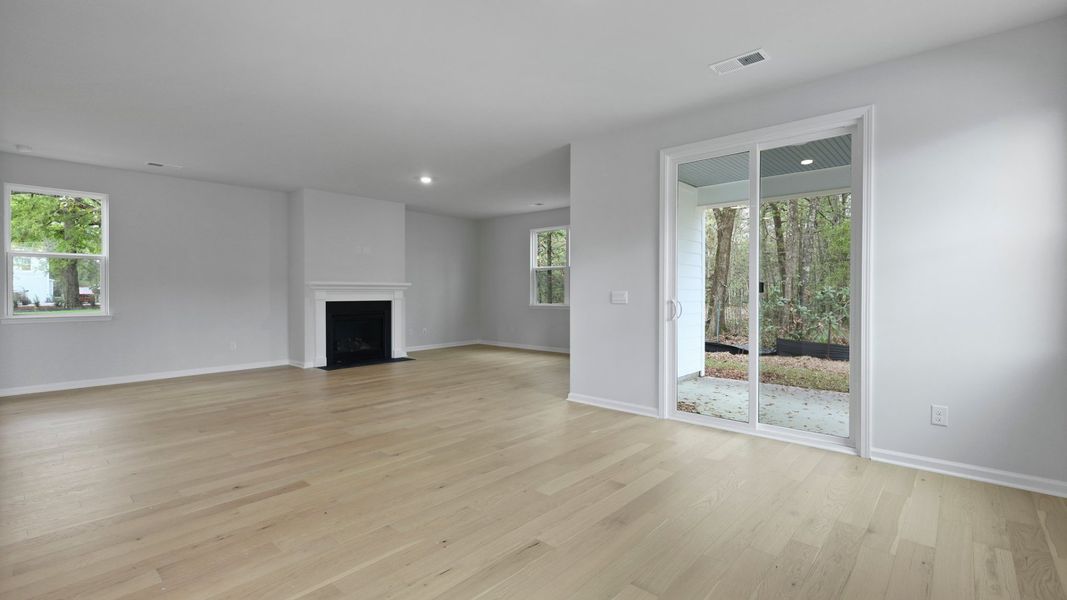 Representative unfurnished interior of a home built from the RUBY by D.R. Horton in Founders Corner, Summerville (Image 10).