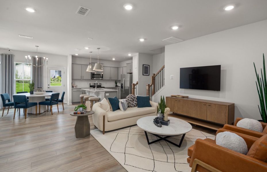 Open Concept Living Area