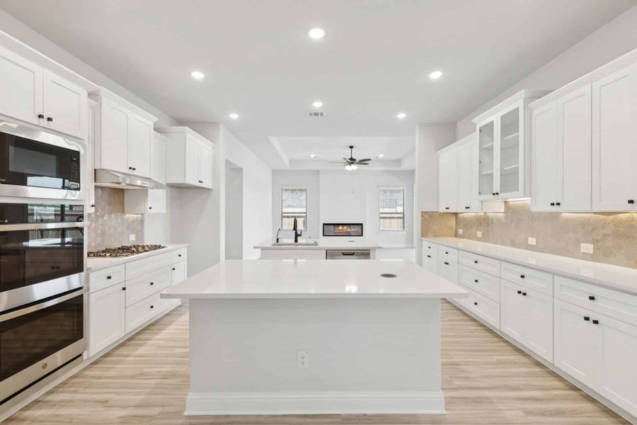 Furnished interior view inside a new home in Westside Preserve, Midlothian (Image 8).