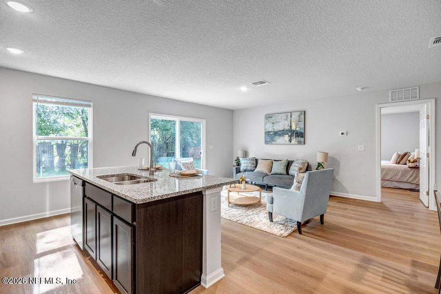 Furnished interior view inside a new home in , Jacksonville (Image 14).