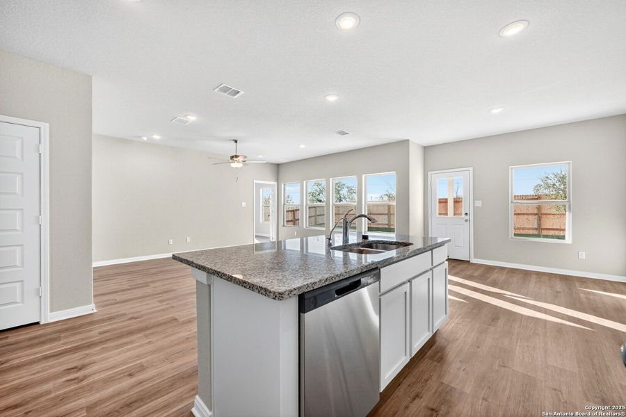 Furnished interior view inside a new home in Paloma Park, Converse (Image 11). Furnished interior view inside a new home in Paloma Park, Converse (Image 11).