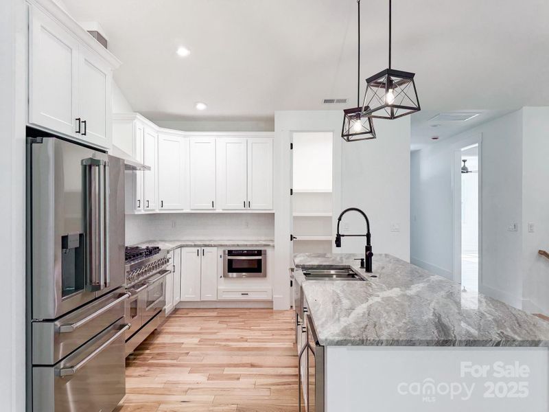 Furnished interior view inside a new home in , Mills River (Image 11).