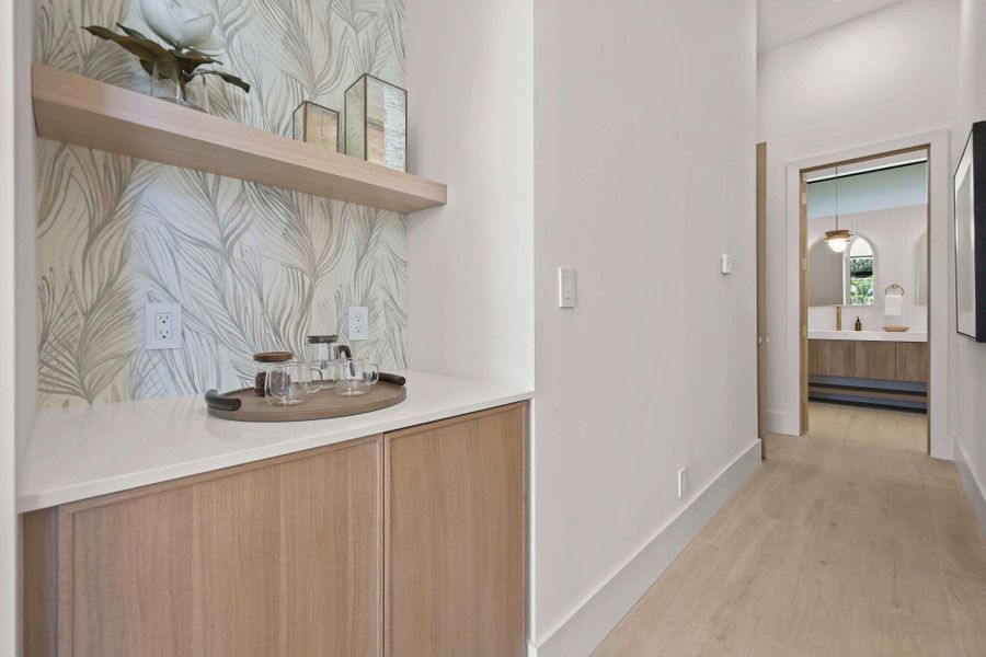 Furnished interior view inside a new home in , Delray Beach (Image 65). Furnished interior view inside a new home in , Delray Beach (Image 65).