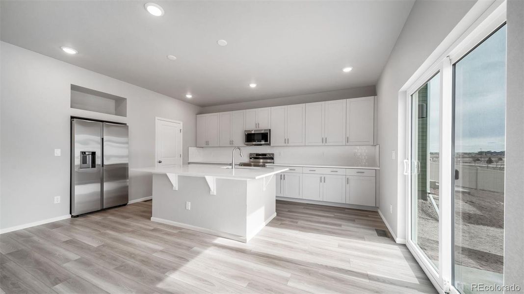 Furnished interior view inside a new home in , Aurora (Image 10).