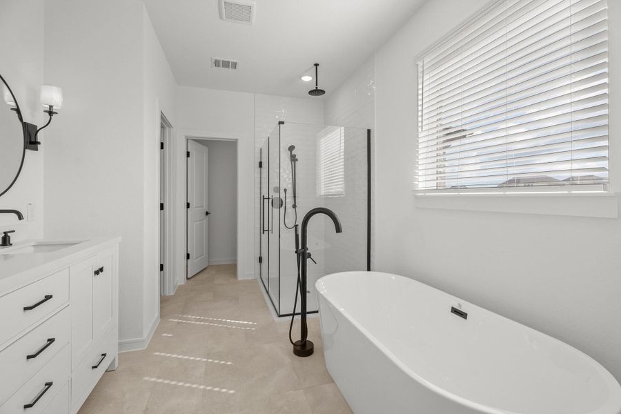 Tranquil primary bath Tranquil primary bath