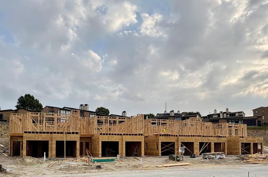 In-progress construction of a new home in , Rockwall, TX (Image 10).