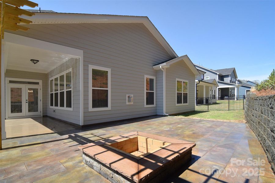 Exterior details and patio area of a home in Wildbrook, Denver (Image 27).