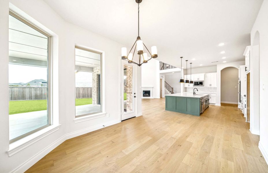 Spacious, unfurnished interior of a new home in Bridgeland 60′, Cypress (Image 18).