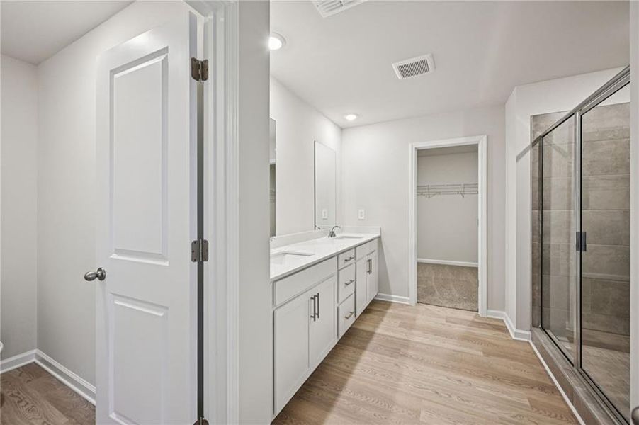 Furnished interior view inside a new home in Parkside at Grayson, Grayson (Image 17). Furnished interior view inside a new home in Parkside at Grayson, Grayson (Image 17).