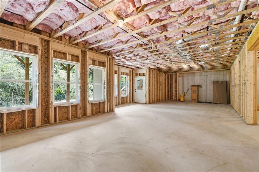 In-progress construction of a new home in , Marietta, GA (Image 50).
