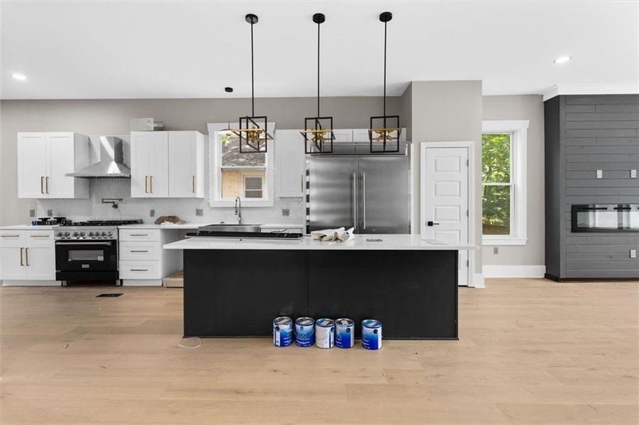 Furnished interior view inside a new home in , Atlanta (Image 18).