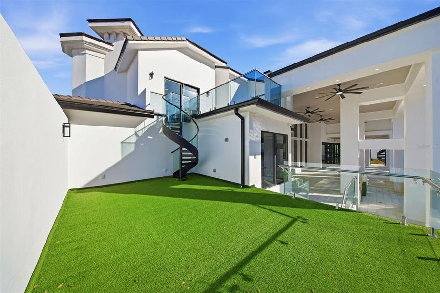 Exterior details and patio area of a home in , Windermere (Image 40). Exterior details and patio area of a home in , Windermere (Image 40).