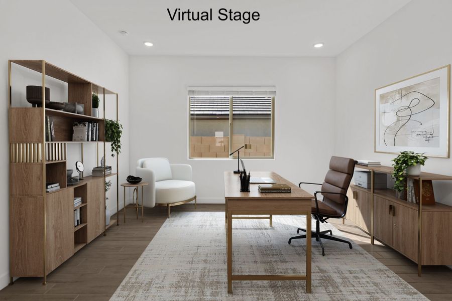 Furnished interior view inside a new home in Saguaro Reserve II, Marana (Image 10).