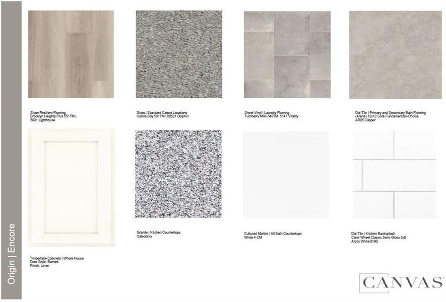 Sample of building materials used in homes in Auburn Glen, Dacula (Image 24).