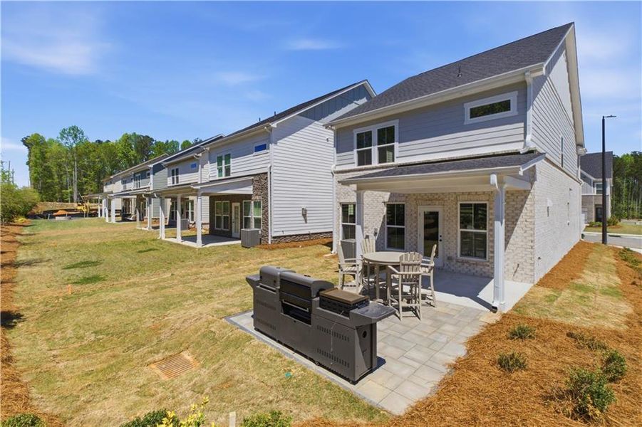 Exterior details and patio area of a home in Adler Springs, Powder Springs (Image 3). Exterior details and patio area of a home in Adler Springs, Powder Springs (Image 3).