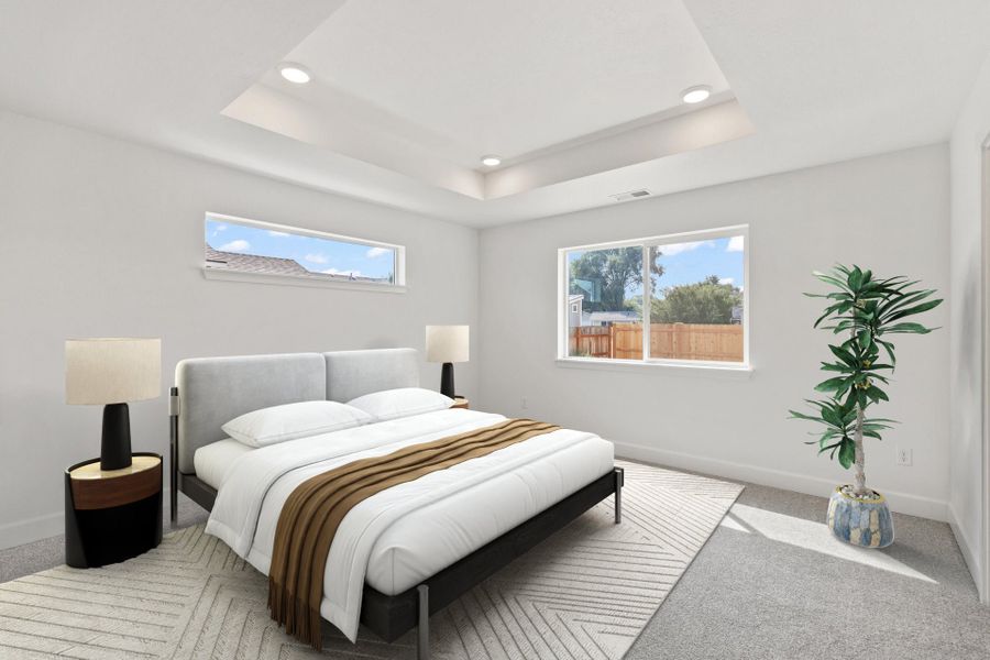Furnished interior view inside a new home in Willowbrook, Madras (Image 7). Furnished interior view inside a new home in Willowbrook, Madras (Image 7).