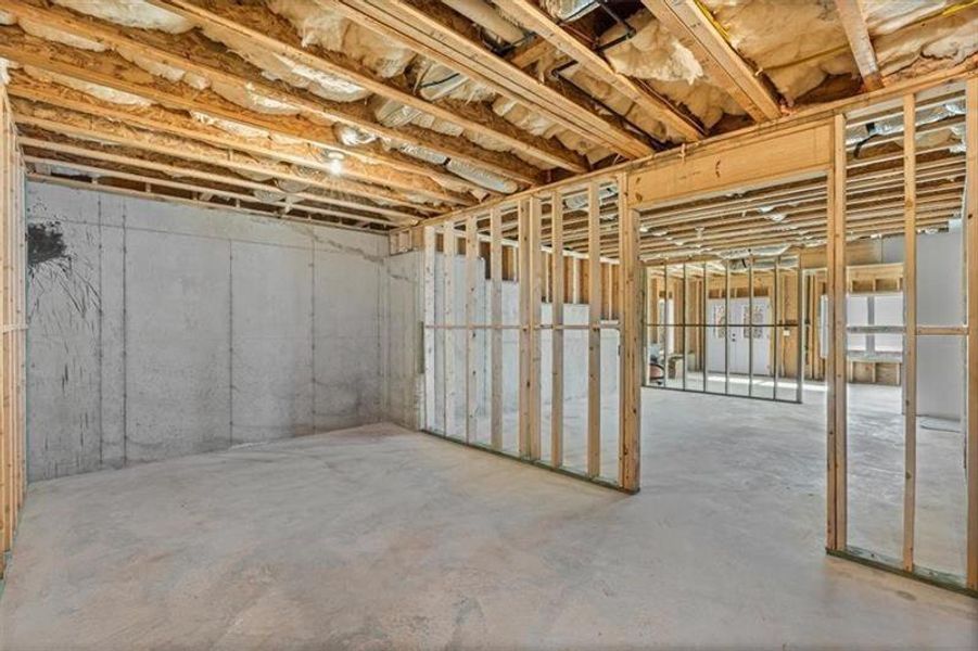In-progress construction of a new home in , Waleska, GA (Image 40).