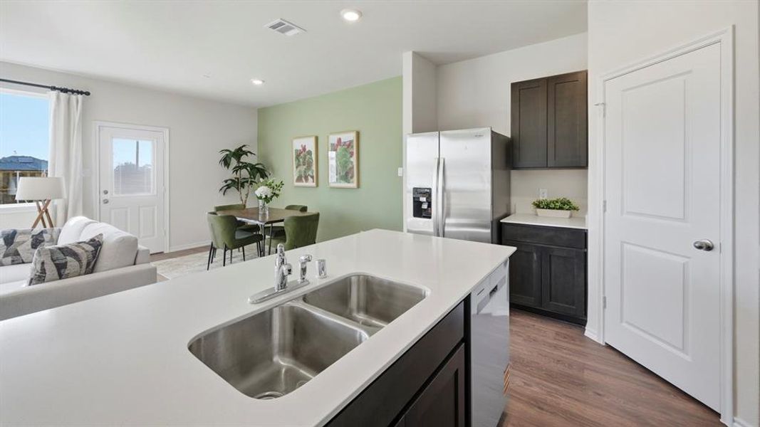 Furnished interior view inside a new home in Arbor Trails South, Princeton (Image 18).