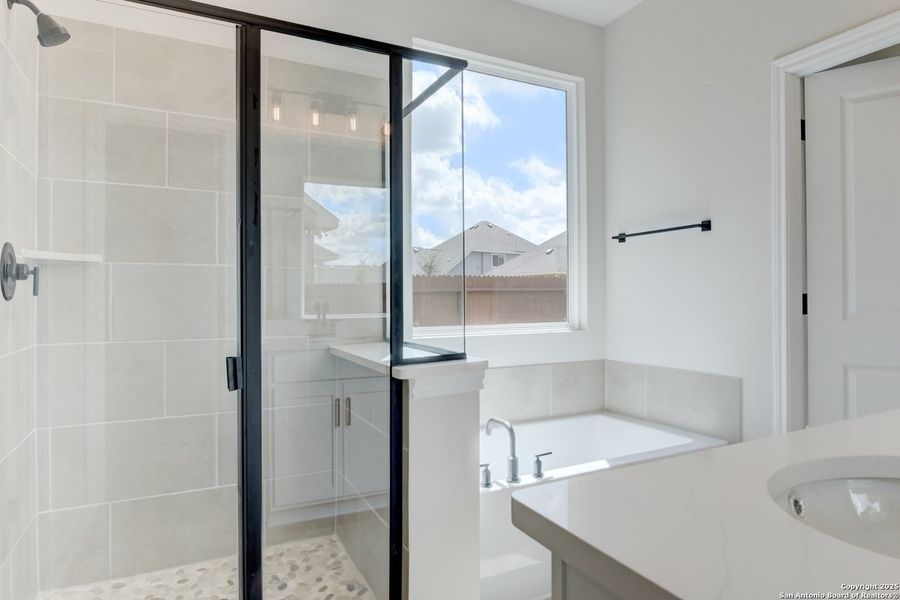 Furnished interior view inside a new home in Megan's Landing 50's, Castroville (Image 16). Furnished interior view inside a new home in Megan's Landing 50's, Castroville (Image 16).