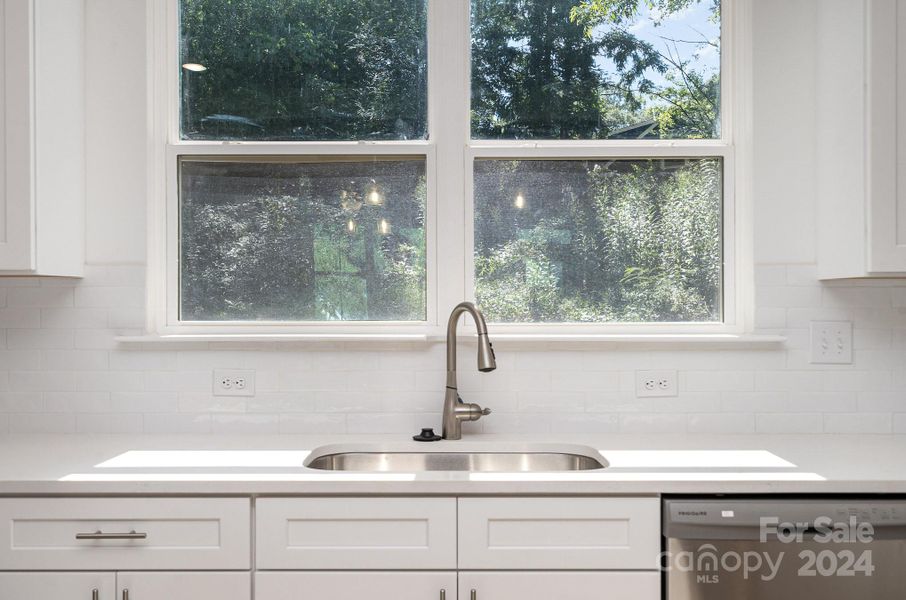 Representative Photo. Kitchen window over sink