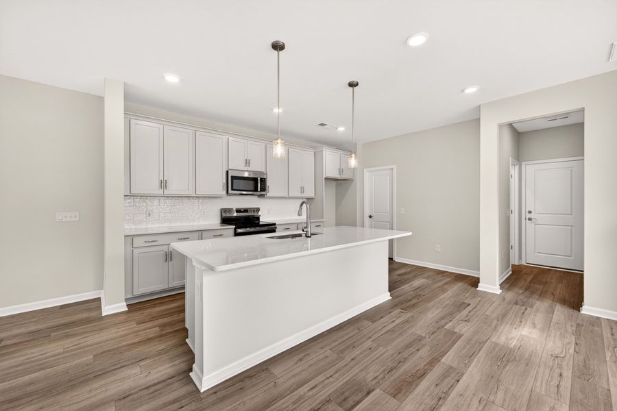 Furnished interior view inside a new home in Amplitude, Charlotte (Image 7).