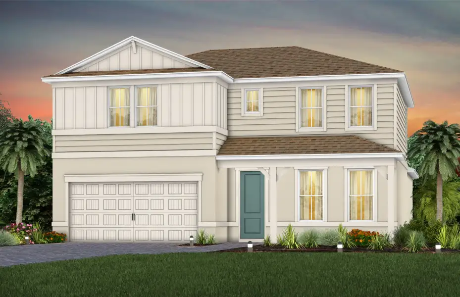 Representative exterior photo of a completed home built from the Whitestone by Pulte Homes in Highland Pines, Leesburg, FL (Image 13).
