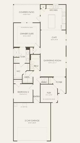 Del Webb Homes, Compass/CT201 floor plan