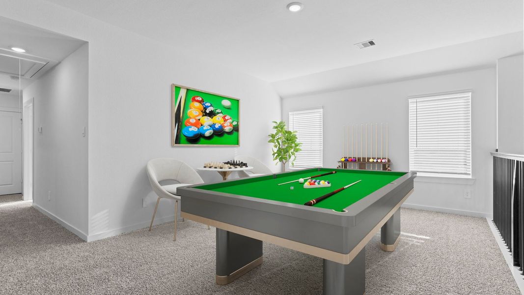 Furnished interior view inside a new home in Blue Heron Estates, Beasley (Image 18).