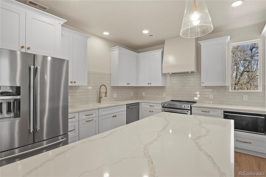 Furnished interior view inside a new home in , Colorado Springs (Image 6).