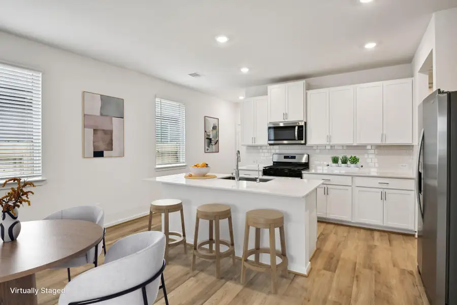 Furnished interior view inside a new home in , Conroe (Image 9).