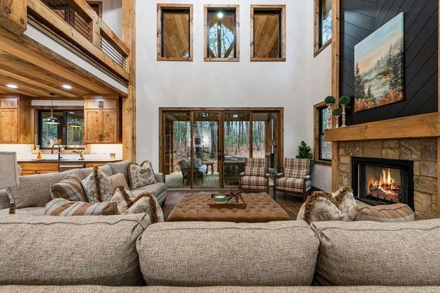 Furnished interior view inside a new home in , McCaysville (Image 52).