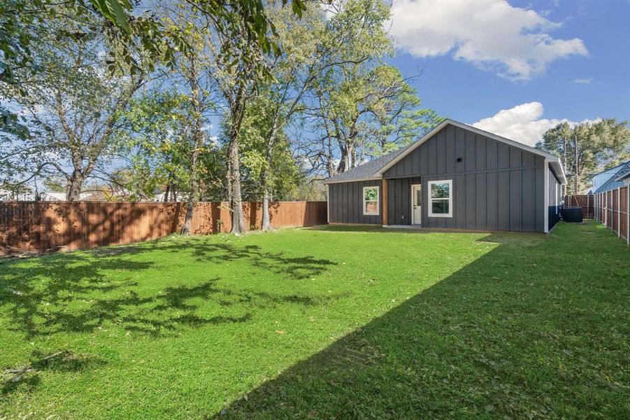 Exterior details and patio area of a home in , Dallas (Image 4). Exterior details and patio area of a home in , Dallas (Image 4).