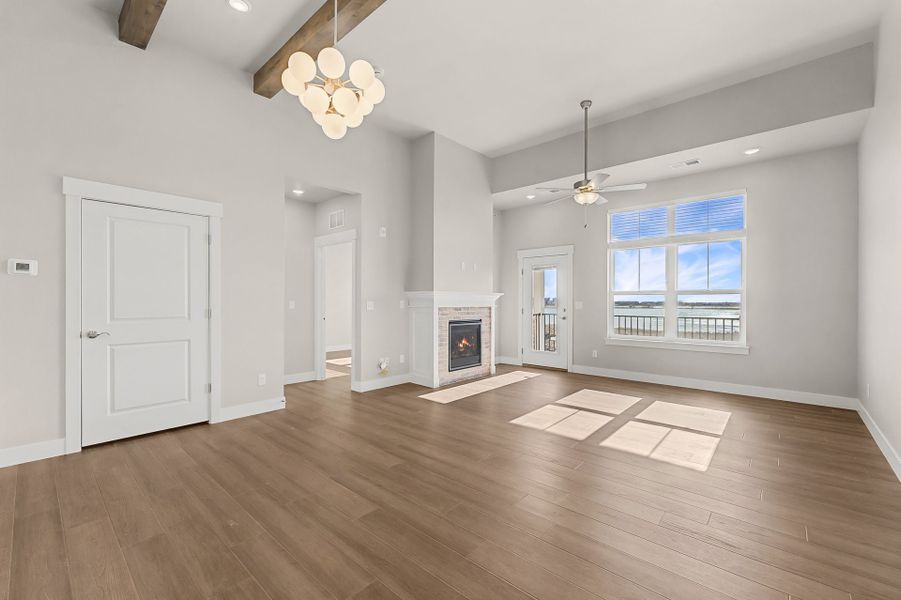 Representative unfurnished interior of a home built from the The Stanford by Landmark Homes in Highlands at Fox Hill, Longmont (Image 10). Representative unfurnished interior of a home built from the The Stanford by Landmark Homes in Highlands at Fox Hill, Longmont (Image 10).