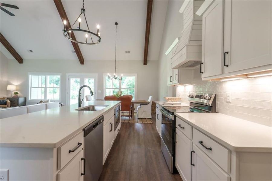 Furnished interior view inside a new home in , Social Circle (Image 6).