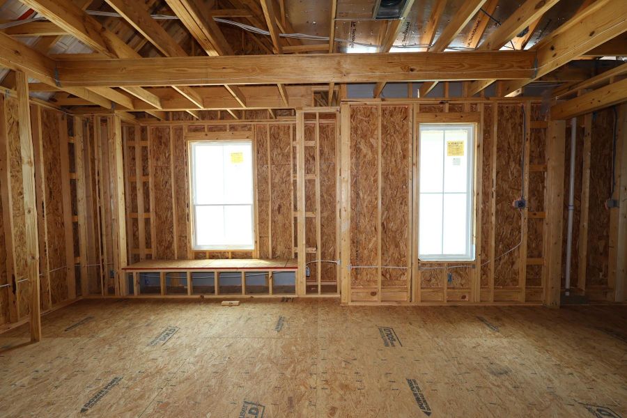 In-progress construction of a new home in Dunham Pointe, Cypress, TX (Image 16).