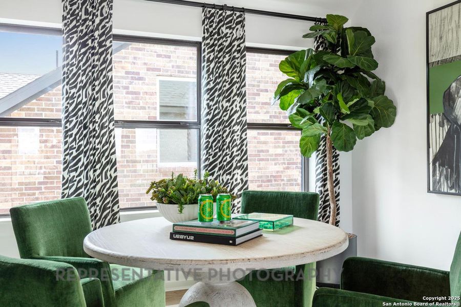 Furnished interior view inside a new home in Davis Ranch: 45ft. lots, San Antonio (Image 24).