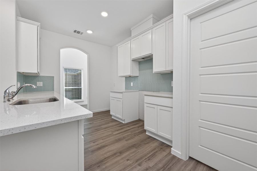 Furnished interior view inside a new home in Enclave at Willis, Willis (Image 13). Furnished interior view inside a new home in Enclave at Willis, Willis (Image 13).