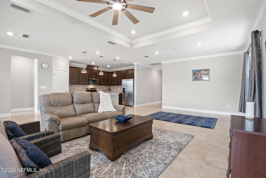 Furnished interior view inside a new home in , St. Augustine (Image 19).